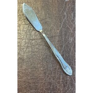 Customcraft CUS-2 Master Butter Knife  6 1/4" Floral Tip Stainless Steel Taiwan